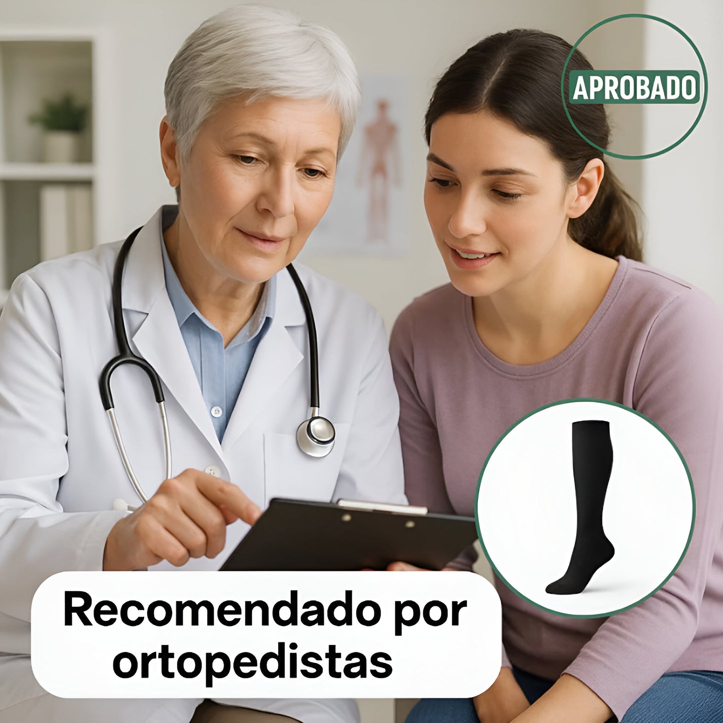 Compriflex™ Calcetines de Compresión Ergonómicos