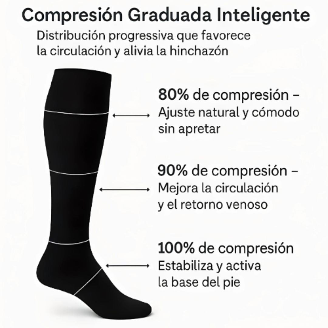 Compriflex™ Calcetines de Compresión Ergonómicos